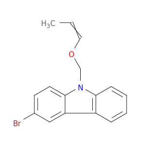 9H-Carbazole, 3-bromo-9-[(1-propenyloxy)methyl]-