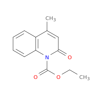 1(2H)-Quinolinecarboxylic acid, 4-methyl-2-oxo-, ethyl ester
