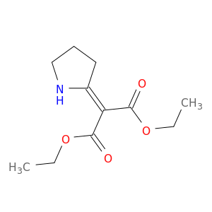 Propanedioic acid, 2-pyrrolidinylidene-, diethyl ester