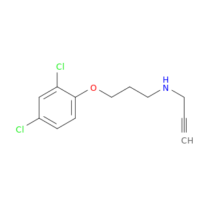 2-Propyn-1-amine, N-[3-(2,4-dichlorophenoxy)propyl]-