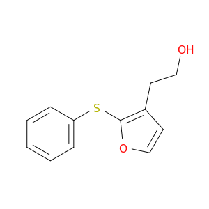 3-Furanethanol, 2-(phenylthio)-