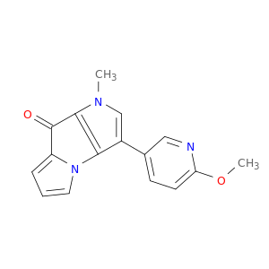 Pyrrolo[2,3-b]pyrrolizin-8(1H)-one, 3-(6-methoxy-3-pyridinyl)-1-methyl-