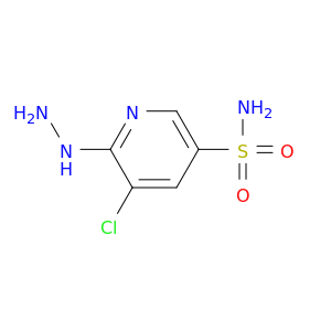 3-Pyridinesulfonamide, 5-chloro-6-hydrazino-