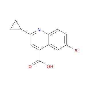 6-溴-2-环丙基喹啉-4-羧酸