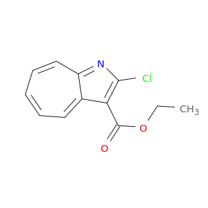 Cyclohepta[b]pyrrole-3-carboxylic acid, 2-chloro-, ethyl ester