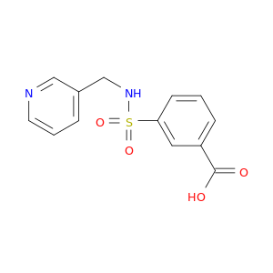 3-[(Pyridin-3-ylmethyl)sulfamoyl]benzoic Acid