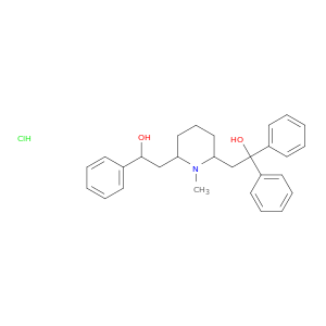 2,6-Piperidinediethanol,1-methyl-a2,a2,a6-triphenyl-, hydrochloride (1:1)
