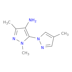 1,3-Dimethyl-5-(4-methyl-1H-pyrazol-1-yl)-1H-pyrazol-4-amine