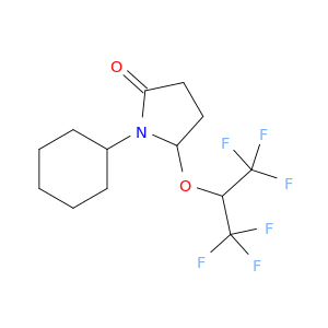 2-Pyrrolidinone, 1-cyclohexyl-5-[2,2,2-trifluoro-1-(trifluoromethyl)ethoxy]-