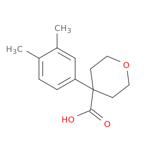 4-(3,4-Dimethylphenyl)oxane-4-carboxylic acid