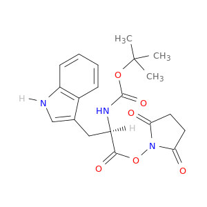 (R)-2,5-Dioxopyrrolidin-1-yl 2-((tert-butoxycarbonyl)amino)-3-(1H-indol-3-yl)propanoate