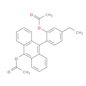 9-Anthracenol, 10-[2-(acetyloxy)-4-ethylphenyl]-, acetate