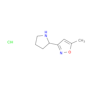 5-methyl-3-(pyrrolidin-2-yl)-1,2-oxazole hydrochloride