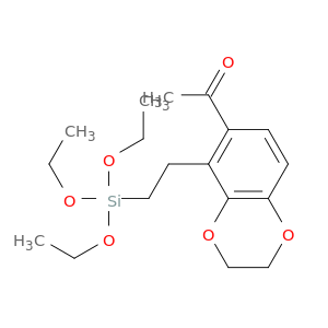 Ethanone, 1-[2,3-dihydro-5-[2-(triethoxysilyl)ethyl]-1,4-benzodioxin-6-yl]-