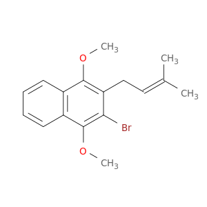 Naphthalene, 2-bromo-1,4-dimethoxy-3-(3-methyl-2-butenyl)-