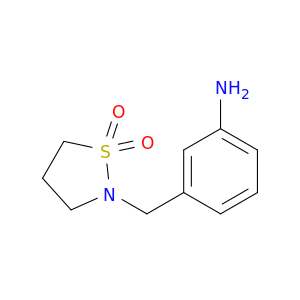 2-[(3-Aminophenyl)methyl]-1lambda6,2-thiazolidine-1,1-dione
