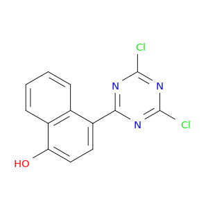 1-Naphthalenol, 4-(4,6-dichloro-1,3,5-triazin-2-yl)-