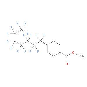 Cyclohexanecarboxylic acid, 4-(pentadecafluoroheptyl)-, methyl ester