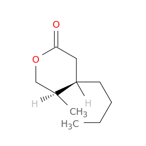 2H-Pyran-2-one, 4-butyltetrahydro-5-methyl-, (4R,5R)-