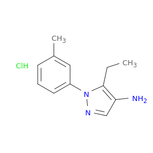 5-Ethyl-1-(3-methylphenyl)-1H-pyrazol-4-amine hydrochloride