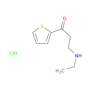 1-丙酮,3-(乙基氨基)-1-(2-噻吩基)-,盐酸盐(1：1)