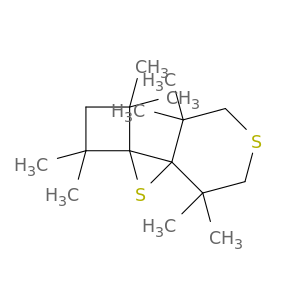 8,11-Dithiadispiro[3.0.5.1]undecane, 1,1,3,3,6,6,10,10-octamethyl-