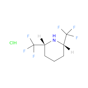 (2R,6S)-2,6-Bis(trifluoromethyl)piperidine hydrochloride