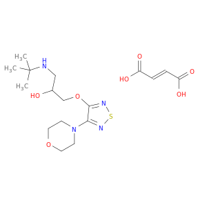 (1)-3-(3-(tert-Butylamino)-2-hydroxypropoxy)-4-morpholino-1,2,5-thiadiazole maleate