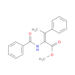 2-Butenoic acid, 2-(benzoylamino)-3-phenyl-, methyl ester, (E)-
