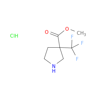 methyl 3-(trifluoromethyl)pyrrolidine-3-carboxylate hydrochloride