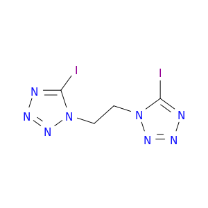 1H-Tetrazole, 1,1'-(1,2-ethanediyl)bis[5-iodo-