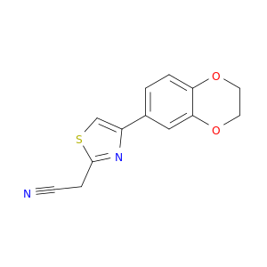 2-[4-(2,3-DIHYDRO-BENZO[B][1,4]DIOXINE-6-YL)-1,3-THIAZOL-2-YL]ACETONITRILE