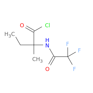 Butanoyl chloride, 2-methyl-2-[(trifluoroacetyl)amino]-