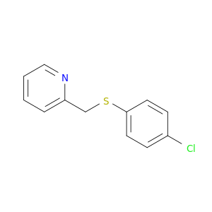Pyridine, 2-[[(4-chlorophenyl)thio]methyl]-
