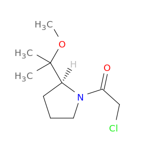 Ethanone, 2-chloro-1-[(2S)-2-(1-methoxy-1-methylethyl)-1-pyrrolidinyl]-