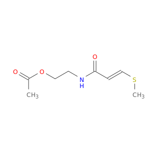 2-Propenamide, N-[2-(acetyloxy)ethyl]-3-(methylthio)-, (2E)-