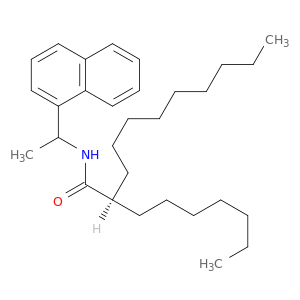 Undecanamide, 2-heptyl-N-[1-(1-naphthalenyl)ethyl]-, (R)-