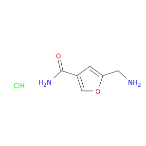 5-(aminomethyl)furan-3-carboxamide hydrochloride