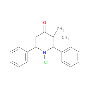 4-Piperidinone, 1-chloro-3,3-dimethyl-2,6-diphenyl-