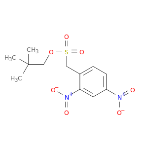 Benzenemethanesulfonic acid, 2,4-dinitro-, 2,2-dimethylpropyl ester