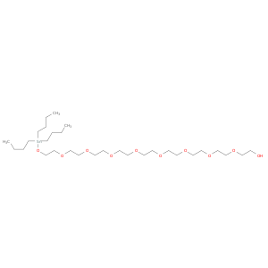 28,28-二丁基-3,6,9,12,15,18,21,24,27-nonaoxa-28-stannadotriacontan-1-Ol