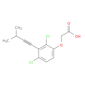 Acetic acid, [2,4-dichloro-3-(3-methyl-1-butynyl)phenoxy]-