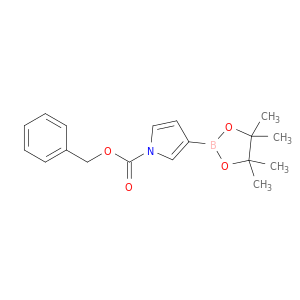 3-(4,4,5,5-四甲基-1,3,2-二氧硼杂环戊烷-2-基)-1H-吡咯-1-羧酸苄酯