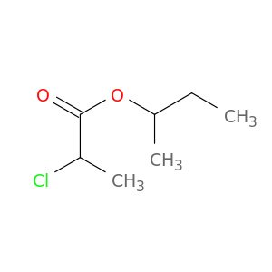 Propanoic acid, 2-chloro-, 1-methylpropyl ester