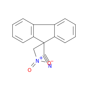 9H-Fluorene-9-carbonitrile, 9-(nitromethyl)-