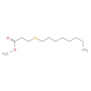 Propanoic acid, 3-(octylseleno)-, methyl ester