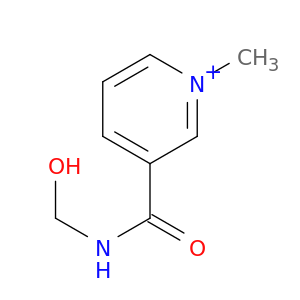 Pyridinium, 3-[[(hydroxymethyl)amino]carbonyl]-1-methyl-