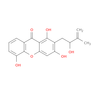 9H-Xanthen-9-one, 1,3,5-trihydroxy-2-(2-hydroxy-3-methyl-3-butenyl)-