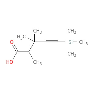 4-Pentynoic acid, 2,3,3-trimethyl-5-(trimethylsilyl)-