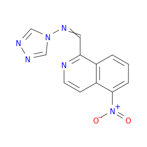 4H-1,2,4-Triazol-4-amine, N-[(5-nitro-1-isoquinolinyl)methylene]-